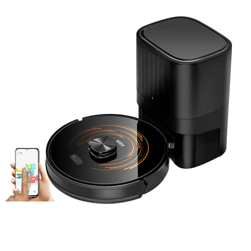 K30 Smart Self Empty Robot Vacuum Cleaner WIFI APP Laser Automatic Dirt Disposal Floor Carpet Dirt